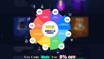 U4GM: Cheap 1-5 Star Monopoly GO Stickers For Sale